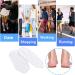 Medial & Lateral Heel Wedge Silicone Insoles for Supination & Pronation - Gel Adhesive Shoe Inserts for Foot Alignment & Pain Relief (S Size 3 Pairs - Buy Online on GoSupps.com