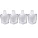 4 Pack Travel Bags Set Refillable Travel Liquid Bag Travel foldable soft bag Portable Disposable Bags for Facial Cleanser Shampoo Shower Gel Sample (30ML)