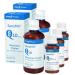 SanoMit liquid Ubiquinone Kaneka Coenzyme Q10 (2 x 100ml & 3 x 10ml) drops high dose liposomal vegan Dr Enzmann