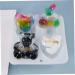 Tofficu Mould Ornaments Transparent Cake Decor Diy Form Clay Mold Tools Baking Molds Epoxy Soap Chocolate Transparent 14.5X14X2.8CM - Buy Online on GoSupps.com