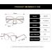 Large TR90 Square Frame Blue Light Blocking Glasses for Men & Women - UV Protection Reading Glasses - Pink 54mm - Buy Online on GoSupps.com