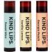 Kind Lips Lip Balm, Nourishing Soothing Lip Moisturizer for Dry Cracked Chapped Lips, Made in Usa With 100% Natural USDA Organic Ingredients, Variety Flavor, Pack of 3 Variety 0.15 Ounce (Pack of 3)