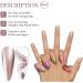 18 ml Metal Nail Polish Mirror Effect - Mirror Nail Polish Chrome Nail Polish - Mirror Effect High Gloss Gel Manicure Nail Polish - Durable Not Removable (Champagne Silver 12) - Buy Online on GoSupps.com
