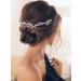 Resweky Bride Wedding Flower Hair Comb Silver Rhinestone Bridal Hair Pieces Bride Hair Side Comb Hair Accessories for Women and Girls - Buy Online on GoSupps.com