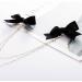 Buy Biitfuu 4Pcs Black Hair Bows with Pearl Chains - Stylish Hair Accessories for Girls & Women - International Shipping Available - Buy Online on GoSupps.com