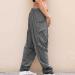 Men's Gray Hippie Harem Pants - 3XL | Boho Gypsy Aladdin Drop Crotch Yoga Joggers - Buy Online on GoSupps.com