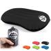 Camping Pillow - Inflatable Pillow - Camp Pillows - Multiple Colors - Compressible Backpacking Pillow, Beach Pillow, Ergonomic Neck Air Pillow & Lumbar Pillow - Use as a Beach Pillow or Hammock Pillow Black