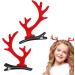 Christmas Reindeer Hair Clips Dragon Horn Antler Hair Ornament | Antler Hair Accessories Antlers Ears Barrettes for Women Girls Family  - Buy Online on GoSupps.com