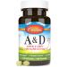 Carlson - A & D 10000 IU (3000 mcg RAE) Vitamin A 2000 IU (50 mcg) Vitamin D Vision Support Skin Health 100 Softgels 100 Count (Pack of 1) - Buy Online on GoSupps.com