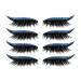 Urisgo Eyeliner sticker eyelin sticker reusable eyelin sticker with eyelash stickers sticker immediate structure simple quick application 4 pairs