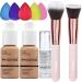 Foundation Full Coverage Foundation Concealer Foundation Full Coverage Flawless New 30ml PHOERA 24HR Matte Oil Control Concealer Liquid Foundation(105 Sand) 340 g (Pack of 1) 105 Sand