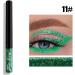Pearlescent Eyeliner Liquid Glitter Eyeliner Eyeshadow Makeup Stage Show Makeup (green) - Buy Online on GoSupps.com