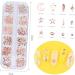 2 Boxes rose gold decorations nail tools nail decorations for nail art manicure tools nail accessories nail art decoration manicure decoration nail decor metal 3d Stud rivet - Buy Online on GoSupps.com