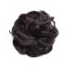 Buy Real Fashion Hair Extensions - Messy Donut Chignon Hair Piece for Women | Dark Ash Blonde & Natural Black - Buy Online on GoSupps.com