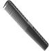 Professional combs Aviation Aviation Aluminum Metal Cut Cam Hair Friseur Hairdressers Salon Kamm (Color: Black Size: L) L (1 Sack) Black