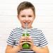 200 Count 100% Plant-Based Compostable Colorful Straws | KTOB Biodegradable Flexible Drinking Straws - Buy Online on GoSupps.com