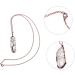 1pc Wire Fashion Stone Sweater Neck Miss Color for of Life Hexagonal Chic Pendant 23x1.7x1.5cm White - Buy Online on GoSupps.com