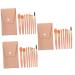 minkissy Makeup Tool 3 Sets Travel Makeup Women Makeup Supplies Eye Patches for Adults Face Beauty Tools Lip Brush Travel Kits for Women Makeup Brush for Women Miss Pu The Face Cosmetic