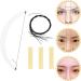Abaodam 1 Set eyebrow tattoo ruler beauty tools microblading ruler practical eyebrow ruler guide bow - Buy Online on GoSupps.com