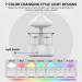 Cloud Rain Humidifier with Remote Control - 7 Color Changing Lights & Fountain Water Drop Sound - Essential Oil Diffuser for Home, Office, Bedside - White - Buy Online on GoSupps.com