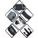 Cluos 12 PACK Reflective Cat Collars Quick Release with Bell Safety Nylon Kitten Collars Adjustable 19-32cm - Buy Online on GoSupps.com