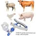 Adjustable 5ml Livestock Syringe Injector for Precision Veterinary Use - Buy Online on GoSupps.com