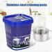 Stainless Steel Cleaning Paste Stainless Steel Cleaning Paste Remove Stains Multi-purpose Cleaner Oven Cookware Cleaner Powerful Stove Cleaner Polish Removes Stains Cleaner (500g) - Buy Online on GoSupps.com
