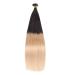Buy #1B/24 Ombre Keratin Bonding Hair Extensions - 70cm - 25 Strands - 100% Remy Real Hair - U-Tip by Novon - Buy Online on GoSupps.com