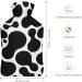 Cow Hot Water Bottle with Plush Cover | Hand Warmer for Adults & Children | 26.5x15.3cm - International Shipping Available - Buy Online on GoSupps.com