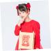 DOITOOL 3 Pairs Tassel Hair Ball Hair Clip Chinese New Year Hairpins Kids Hair Clips for Girls Chinese Girl Hair Accessories Decorate Modeling Artificial Fur Girl Child Red - Buy Online on GoSupps.com