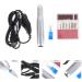 Lurrose 1 Set Nail Polisher Electric Nail File Portable Nail Drill Pedicure Kit Electric Nail Polish Kit Nail Art Kit Pen Pen Style Aluminum Alloy Electric - Buy Online on GoSupps.com
