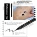 Qic Signet Double Head Eyeliner - Classic Black | Waterproof, Sweatproof, Long Lasting | Winged or Cat Eye | Smudge-Proof & Time-Saving | Large & Small - Buy Online on GoSupps.com