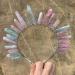 amangul Quartz Headband Natural for Crystal for Head Natural for Matter Rainbow Stone Crown -style for Rhinesto(Silver Line White) - Buy Online on GoSupps.com