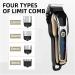 2023 Razors: New Electric Hair Clipper & Rechargeable Trimmer for Men | Wireless Beard Shaver with LCD Display - EU Plug (Black - Buy Online on GoSupps.com