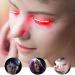  YWBL-WH LED Light Up False Eyelashes Shiny Eyeliner Charming Eyeshadow Headband for Party Bar Night Club Halloween (Red) - Buy Online on GoSupps.com