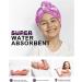 Meetrue Unicorn Hair Turban for Girls - 3 Pack Microfiber Fast-Dry Towels (Purple Orange White) - Super Absorbent Kids' Towel (Ages 3-5) - Buy Online on GoSupps.com