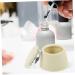 PLAFOPE Japanese Manicure Brush Cup Nail Dish Ceramic Nail Cup Acrylic Nail Dappen Dish with Lid Ceramic Dish for Acrylic Nails Nail Liquid Holder Nail Dappen Cup Acrylic Nail Tools - Buy Online on GoSupps.com