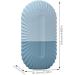 Ice Facial Mold - Beauty Facial Rollers Reusable Ice Cube Roller | Eye Puffiness Face Roller Skin Rolling Tool Cooling Silicone Cooling Refreshing Facial Ice Roller Ice Mold for Face Puffiness Shell Pattern - Blue - Buy Online on GoSupps.com