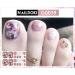 NAILDOKI Nail Stickers - 6 Sheets (132 Pieces) Full Wraps Self-Adhesive Gel Nail Art Decals for Women & Girls | F-01 Design - Buy Online on GoSupps.com