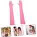  FRCOLOR FRCOLOR 1 Pair Long Elbows Woman for Dance Tea Party Long Women Elastic Women Anti-Sun Long Bride Polyester - Buy Online on GoSupps.com