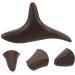 Healeved Triangular Massage Tool - Manual Foot Massager - Thai Massage Device - 2pcs Sandalwood | 13.5x8x2.2cm - Buy Online on GoSupps.com