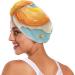Fresh Fried Egg Hair Towel 2 Pack | Super Absorbent Quick Dry Hair Turbans for Women & Girls - Buy Online on GoSupps.com