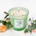 30 oz Highly Scented Soy Candle - Lemongrass & Sage Aromatherapy 120 hrs Long Lasting 3 Cotton Wicks Smokeless | Great Gift for Him & Her - Midnight Lights - Buy Online on GoSupps.com