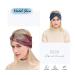 Gortin Boho Tie Dye Headbands for Women and Girls - 4 Pcs Set | Criss Cross Hair Bands, Stretch Yoga Sweatband, Turban Twist Head Wraps - Buy Online on GoSupps.com