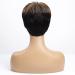 ALANHAIR Pixie Cut Human Hair Wig for Black Women | Glueless Short Hairstyle | Easy to Care for | Black Mix Brown Color - Buy Online on GoSupps.com