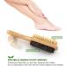 Dry Brushing Body Brush Set of 5  Natural Bristle Body Brush with Detachable Long Handle  Face Brush  Pumice Stone for Feet  Back Scrubber  Cellulite Massager Brush for Cellulite  Lymphatic Drainage wood-1 - Buy Online on GoSupps.com