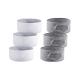 Bangshou 6-Pack Velcro Hair Bands - Spa Headband for Showers Makeup & Cosmetics (White & Gray) - International Shipping Available - Buy Online on GoSupps.com