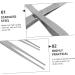 Beavorty 4pcs Tweezers Set - Jigsaw Round Head Stainless Steel Clips for Precision Work - Ideal for Crafting & DIY - Buy Online on GoSupps.com