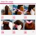 Floral Hair Bun Maker Set - 4pcs Magic Rabbit Ear Sponge Foam Donut Twist Styling Curl Crown Twister - Flexible & Reusable - Buy Online on GoSupps.com