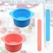 SILICONE WAX WARMER LINER & BOWL SET | Non-Stick Wax Pot & Spatulas | Hair Removal Tool | 2 Pcs (Blue/Pink) - Buy Online on GoSupps.com